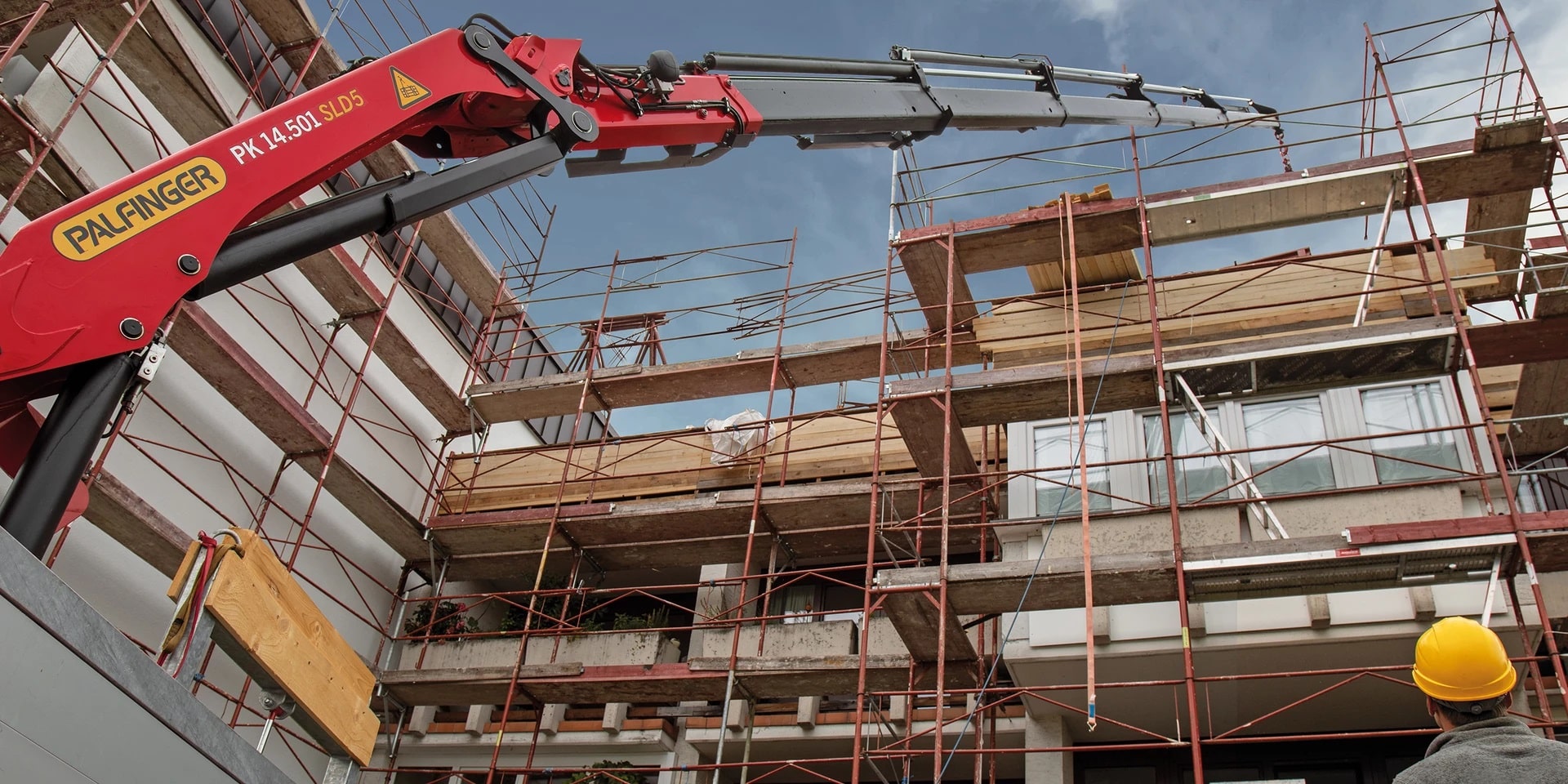 Gru Palfinger per autocarro medie